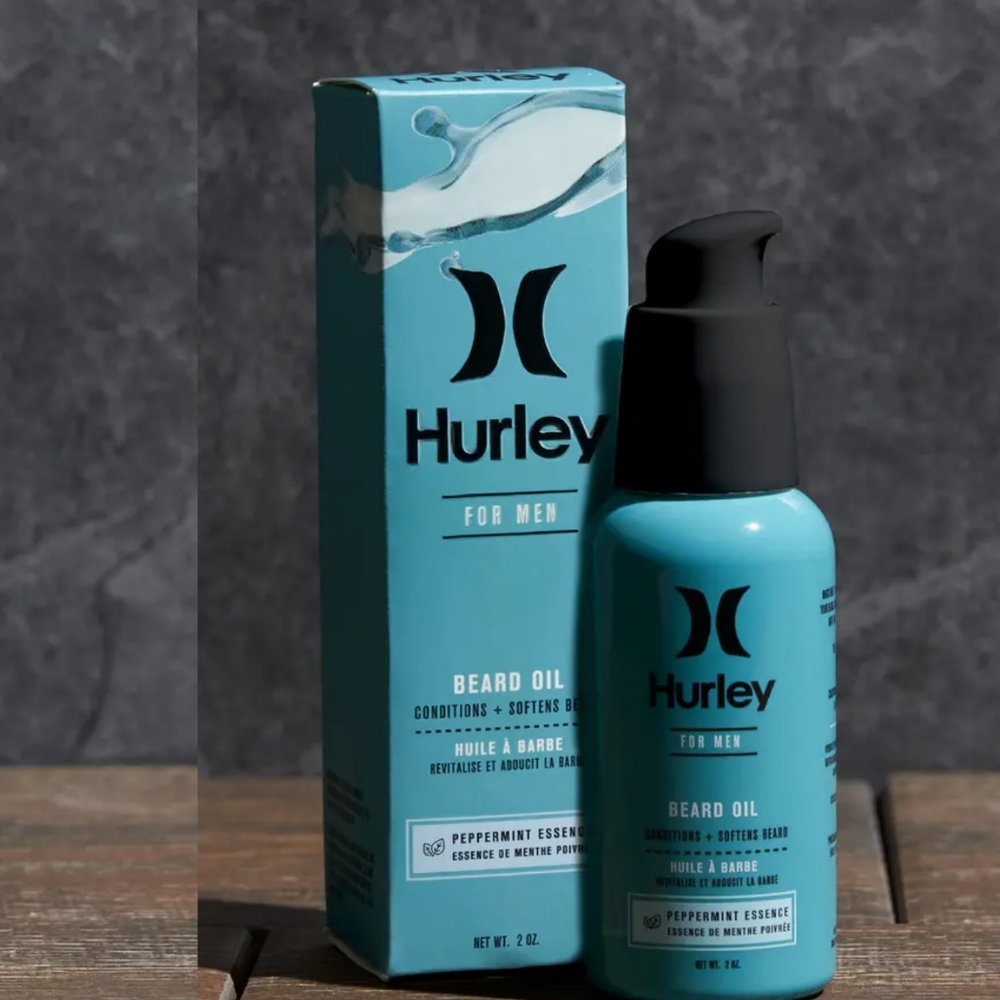 NEW hurley beard oil peppermint essence